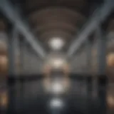 Architectural symmetry in modern buildings