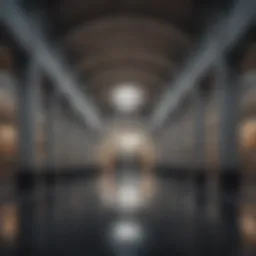Architectural symmetry in modern buildings