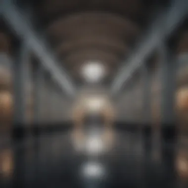 Architectural symmetry in modern buildings