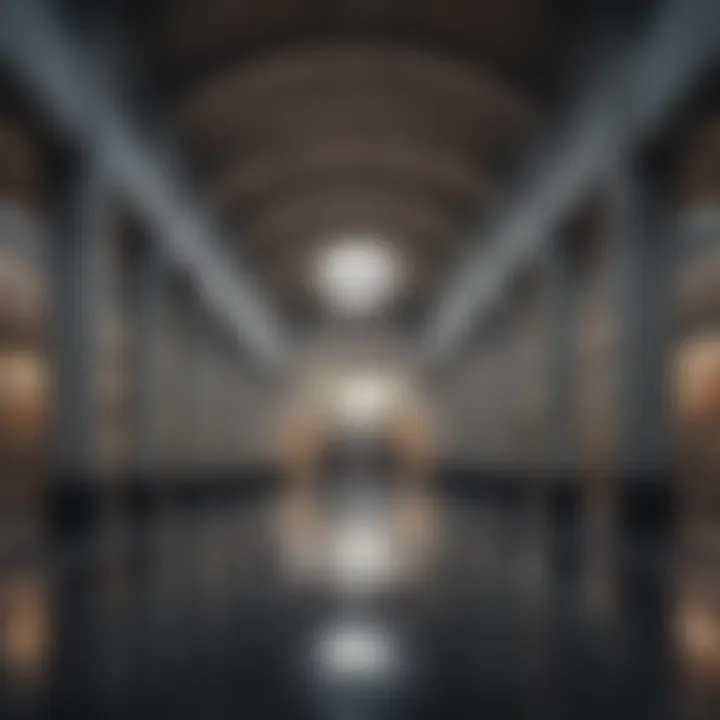 Architectural symmetry in modern buildings