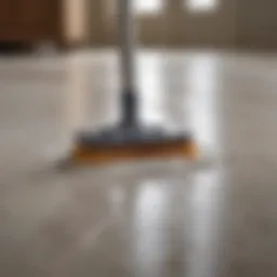 Baking soda as a natural cleaning agent for floors