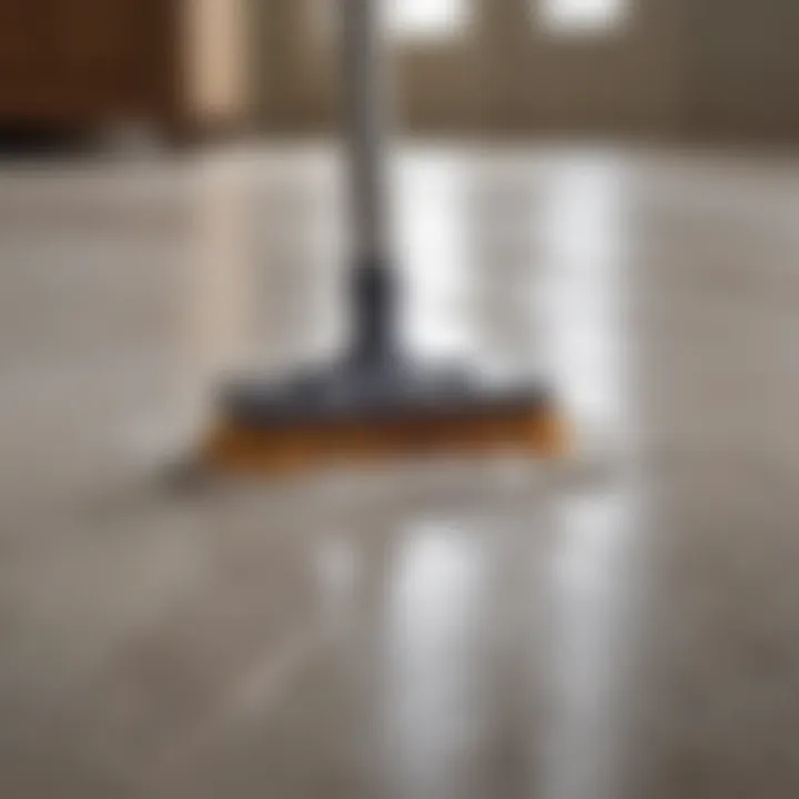 Baking soda as a natural cleaning agent for floors