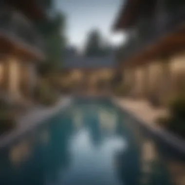 Amenities at Hidden Glen including pool and fitness center