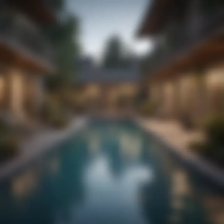 Amenities at Hidden Glen including pool and fitness center