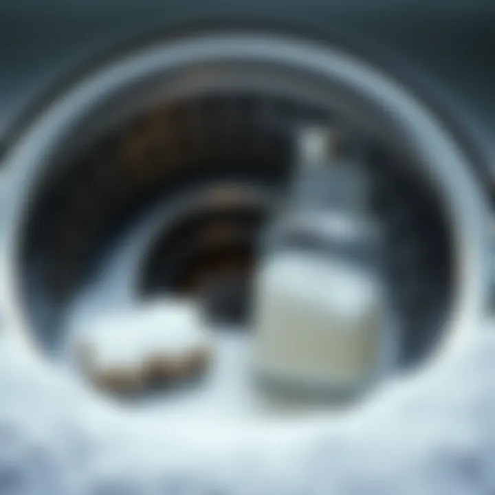 Salt and hot water solution for drain cleaning