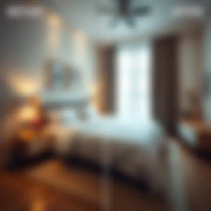 A before and after comparison of a bedroom cleaning