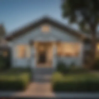 Charming bungalow in Silver Lake reflecting the area's unique architecture.