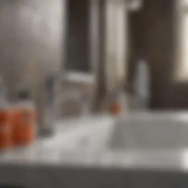 Baking soda and vinegar solution
