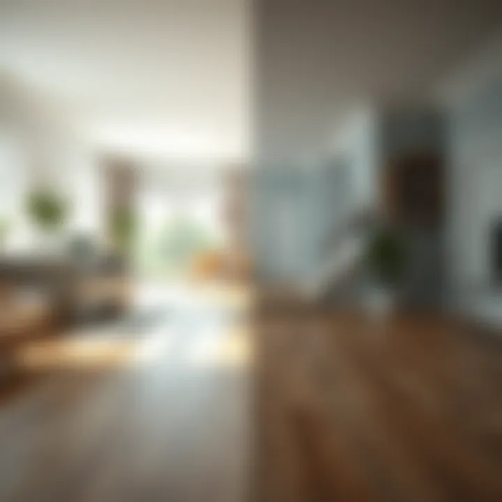 Transformation of Laminate Flooring Before and after cleaning laminate wood floors