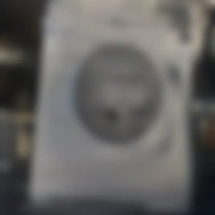 Illustration of a washing machine interior