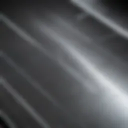 Shiny stainless steel surface after cleaning