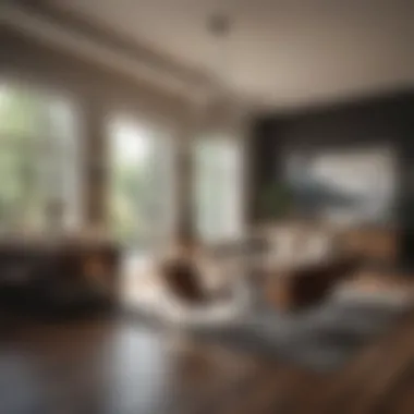 Innovative Designs for Today's Living A stylish modern home interior reflecting current design trends