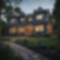 Visual representation of property evaluation