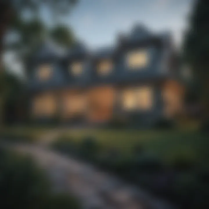 Visual representation of property evaluation