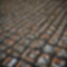 Aerial view of Las Vegas neighborhoods showcasing rental properties