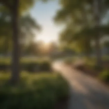 Quality of Life: A Serene Local Park Serene local park illustrating quality of life in a community