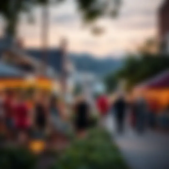 Community event in a safe Dallas neighborhood