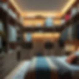 Innovative closet design maximizing vertical space