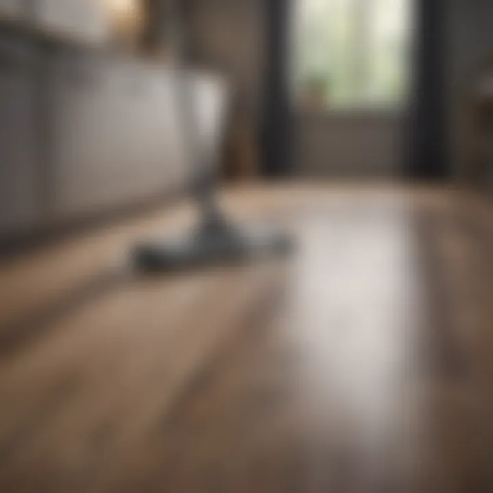 Comparison of cleaning methods for laminate floors