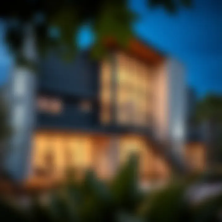 Exterior view of Keystone at Castle Hills Apartments showcasing modern architecture