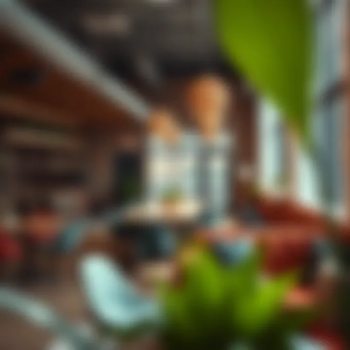 Vibrant Community Lifestyle Community amenities at Liberties Lofts, including shared spaces