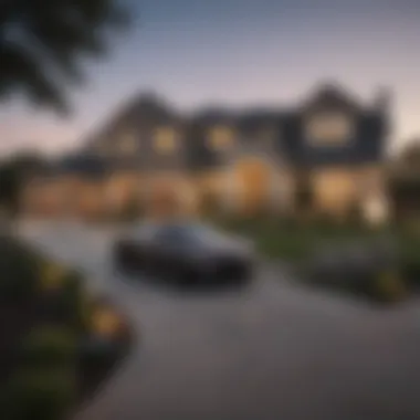 Suburban Living: Trends in Dallas Housing A modern home in a suburban Dallas neighborhood showcasing housing trends