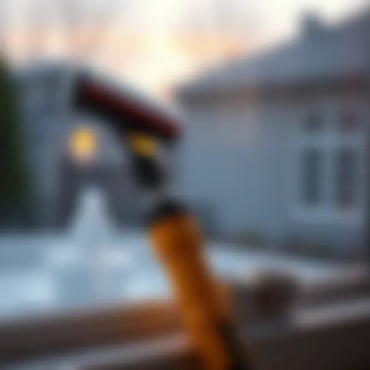 Caring for window cleaning tools