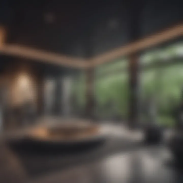 Amenities area featuring a modern fitness center and community lounge