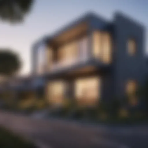 Exterior view showcasing the contemporary architecture of Matthew Memorial Terrace Apartments