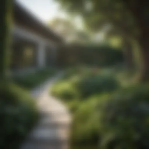 Lush greenery at Meadow Vista Parkside