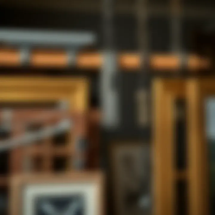 Variety of Picture Hanging Hardware A variety of picture hanging hardware options displayed