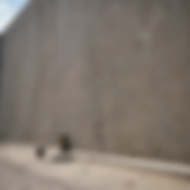 Illustration of proper mounting techniques on concrete