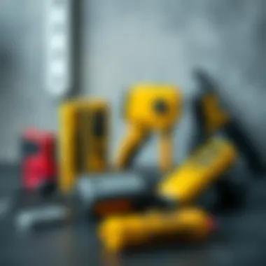 Exploring Stud Finder Tools Various types of stud finders displayed on a surface