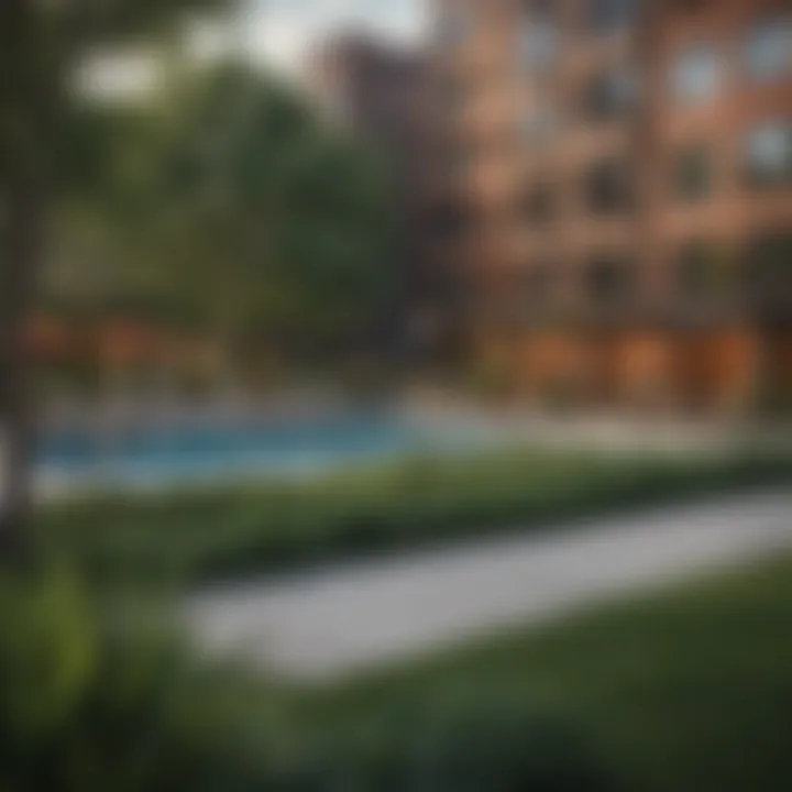 Beautifully landscaped community amenities featuring parks and recreational areas.