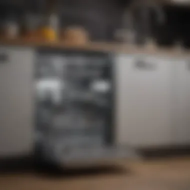 A well-maintained dishwasher in a modern kitchen setting
