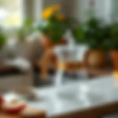 Natural ingredients used for cleaning coffee pots