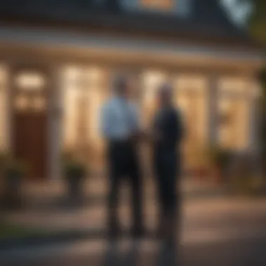 Strategic Discussions for Bank-Owned Home Purchases A couple discussing their options for buying a bank-owned home.
