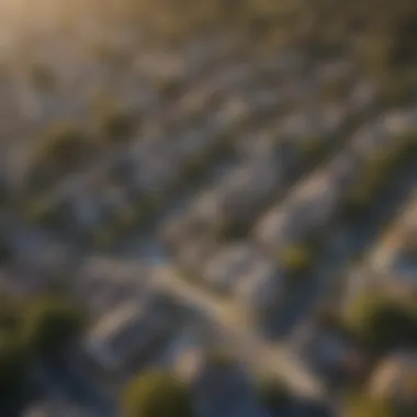 Diverse Housing Styles in Bay Area Aerial view of Bay Area neighborhoods showcasing diverse housing styles.