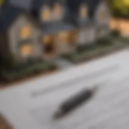 A detailed rental agreement document with a pen