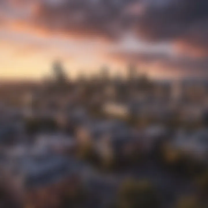 A picturesque view of Portland's skyline with modern architecture.