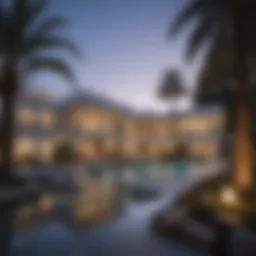 Luxurious property in Beverly Hills with upscale architecture