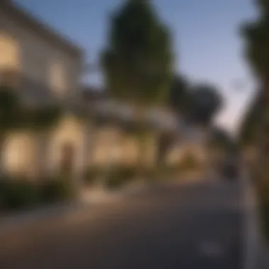 Beverly Hills Neighborhood Charm Charming neighborhood streets in Beverly Hills showcasing local amenities