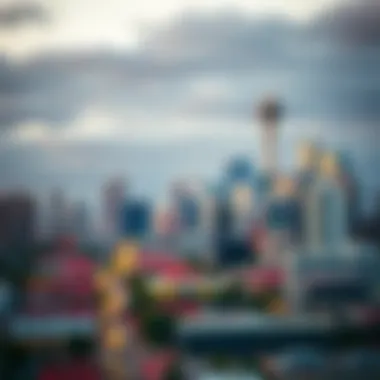 An aerial view of San Diego's downtown skyline