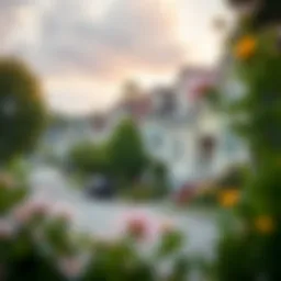 A serene neighborhood showcasing off-market properties