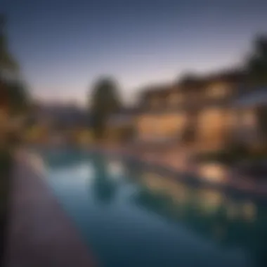 Community Lifestyle at Rancho Alvarado Community amenities at Rancho Alvarado including a pool and recreational area