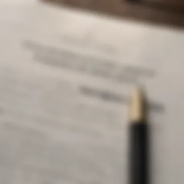 Understanding Your Lease Agreement A close-up of a lease agreement with a pen