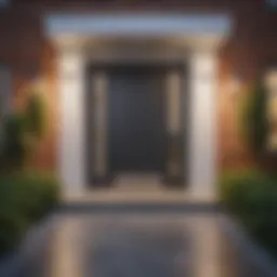 Modern home exterior ready for rental