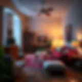 Cozy room interior in San Antonio