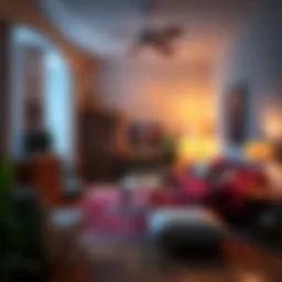 Cozy room interior in San Antonio