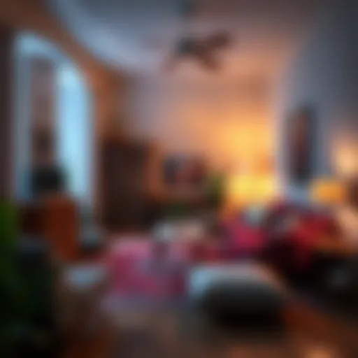 Inviting Room Setting Cozy room interior in San Antonio